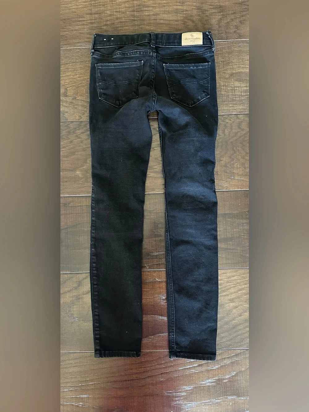 abercrombie kids Black Super Skinny Jeans